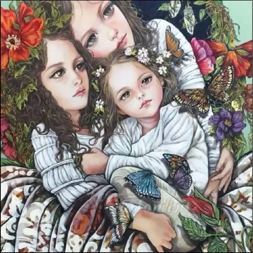 THREE GIRLS Diamond Painting
